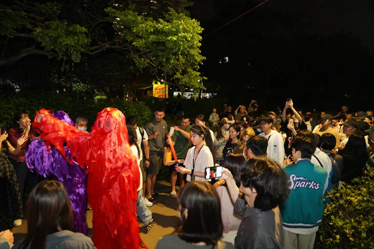 先前白晝之夜人潮突破45萬人次。北市文化局提供