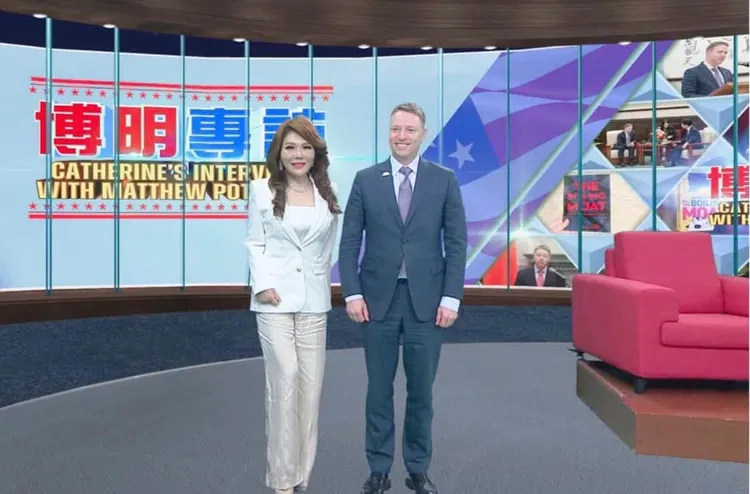 《雅琴看世界》英文版前美國副國家安全顧問博明。翻攝張雅琴臉書