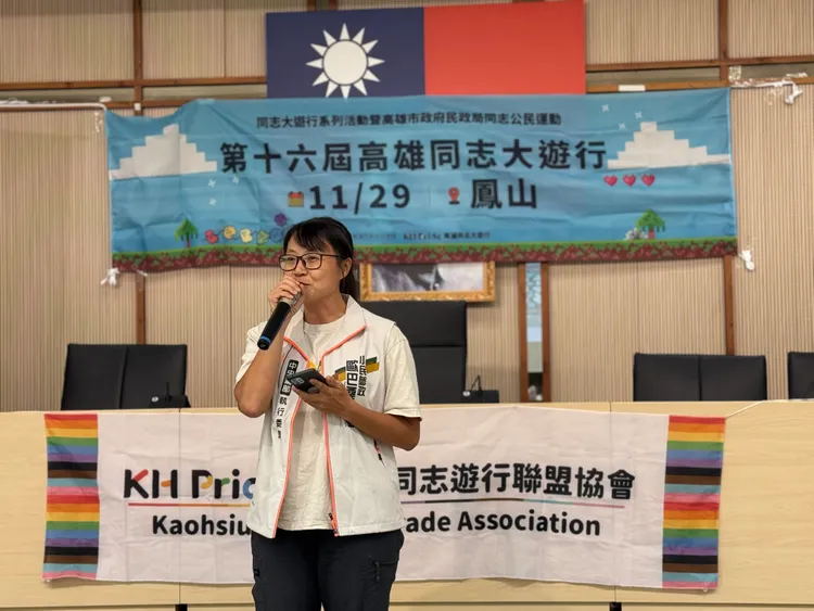 于仙玲關心性別議題，支持兩性平權運動。翻攝畫面