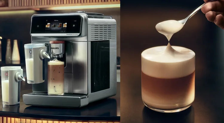 LatteGo Pro冷熱雙溫奶泡系統，可一鍵製作冷、熱奶泡，搭配無管線兩件式設計，最快10秒完成清潔。