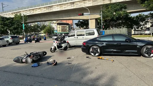 騎車到大隊部開會途中遇車禍　台中消防分隊長命危搶救中