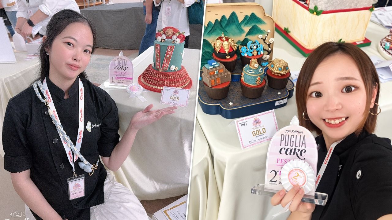 義大利國際蛋糕賽台灣女孩雙雙摘金!「蔡依林女孩」王天青再奪金牌