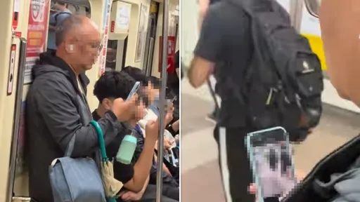 色阿伯捷運沿路拍妙齡女子大腿！他當正義哥一路跟隨逮「現行犯」