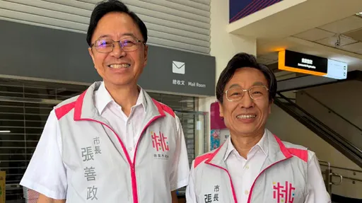 郭子乾模仿桃園市長張善政差在身高！張琦雅笑問「會不會認錯人」