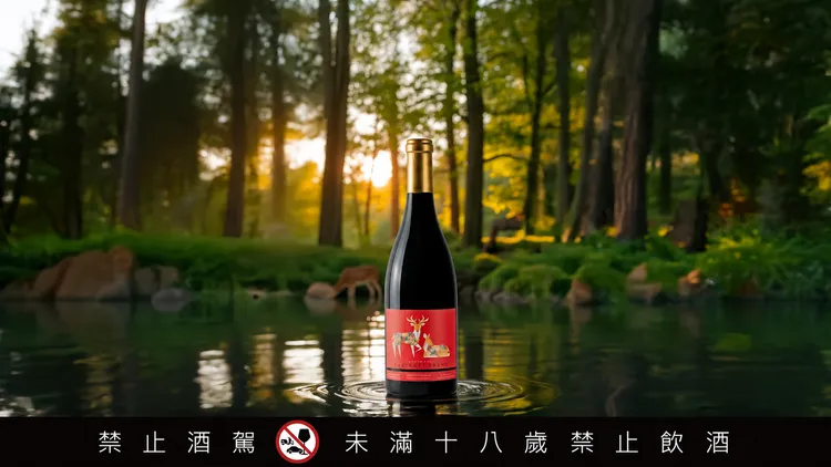 時之川紅葡萄酒以卡本內弗朗釀造，追求優雅香氣。業者提供