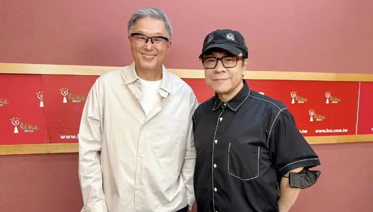 蔡康永上王偉忠的廣播節目，談話感動許多人。中廣流行網i like radio提供