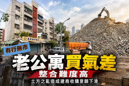 榮景不再！高雄老公寓跌價又賣不掉　1-8月僅剩861戶交易
