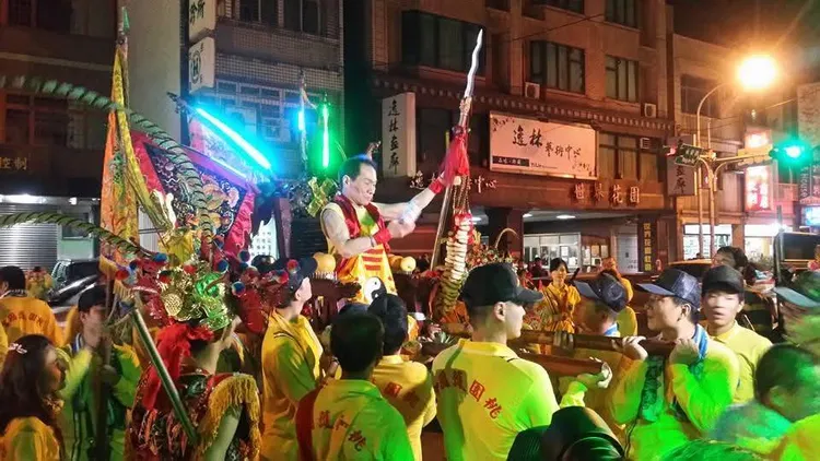 遶境。桃園警分局提供
