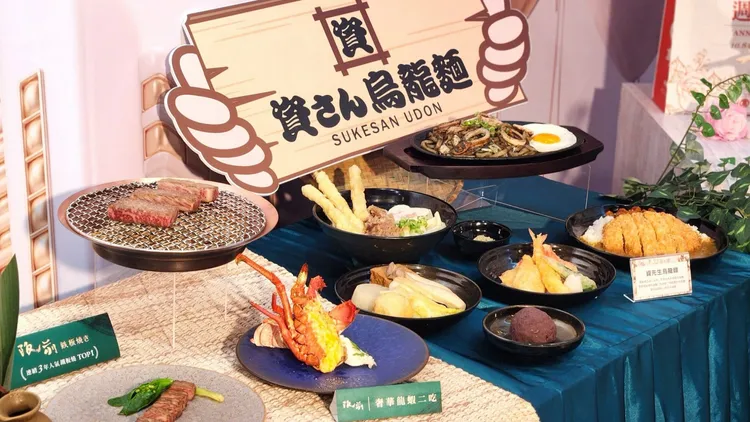 大葉高島屋新加入雲雀國際餐飲集團的資先生烏龍麵，帶來源自日本的美味。業者提供