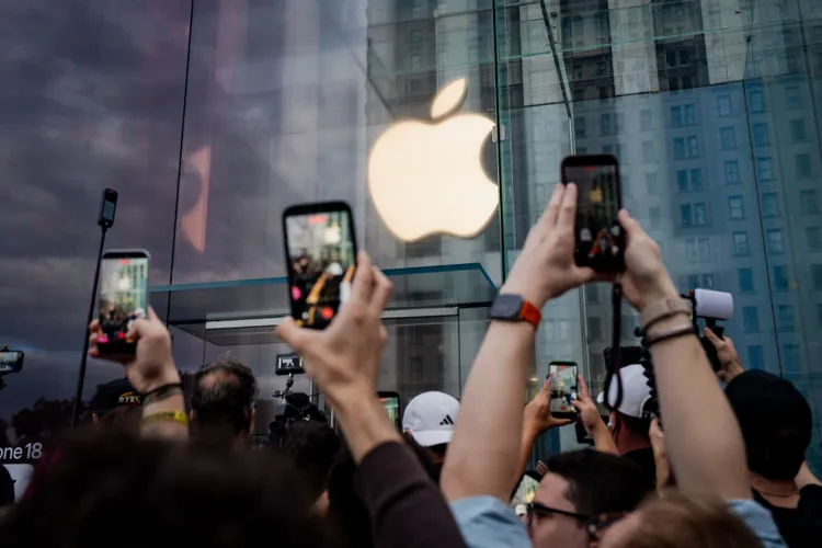 蘋果Apple Store。美聯社