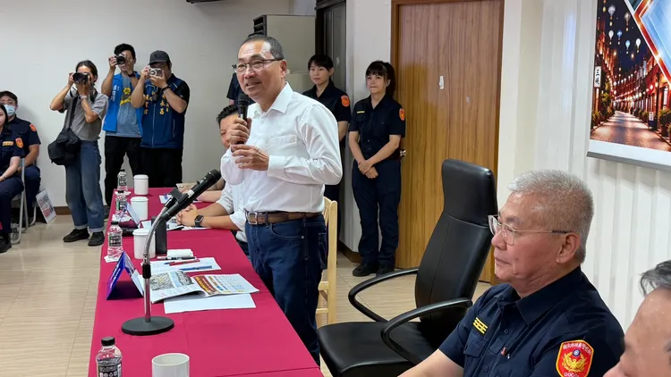 侯友宜今天拍板將斥資14億改建三峽分局，最快後年動工。曾佳俊攝