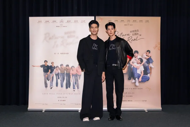 夏和熙（右）與吳承洋（左）相識多年首次合作演戲。結果娛樂提供