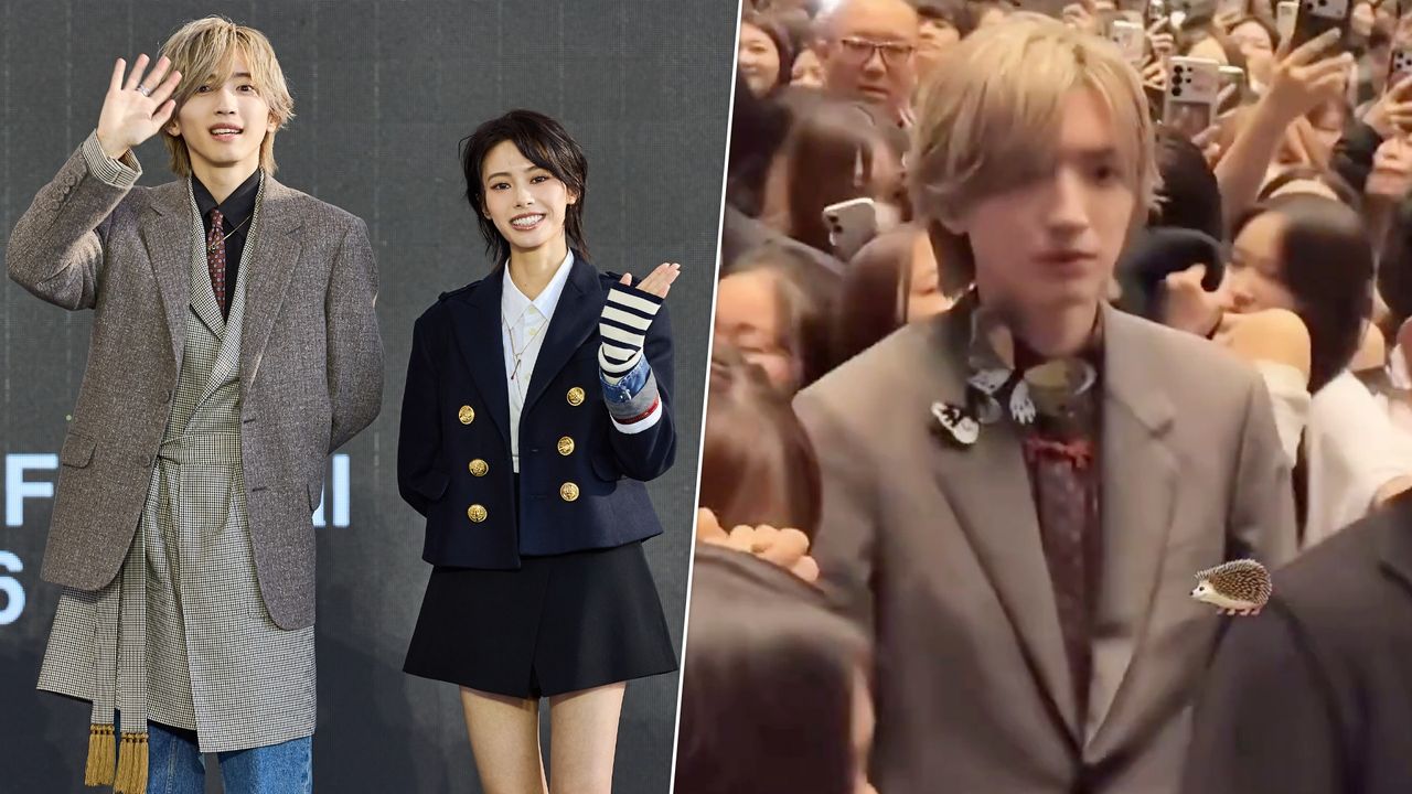 釜山影展|道枝駿佑罕見動怒!遭粉絲包圍變臉喊「讓開」 女星被人潮嚇哭