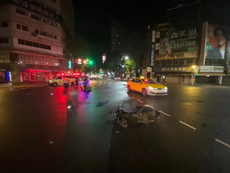 事故路口。翻攝畫面