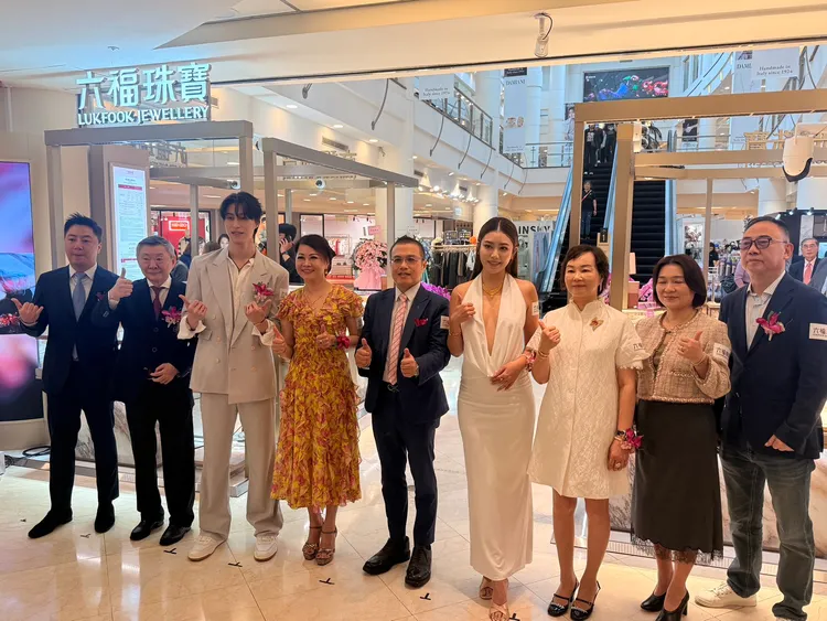 六福珠寶選擇微風廣場作為進軍台灣市場的第一站。陳揚盛攝