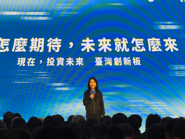 證交所總經理李愛玲。呂承哲攝