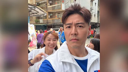 劉至翰披競選背心遭誤會要參選！老爸劉尚謙脫口這句話　他急喊：不要鬧
