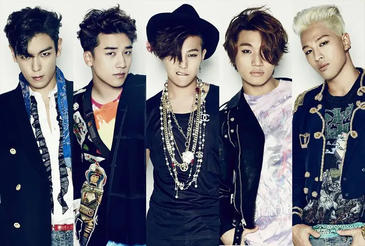 「BIGBANG」原為5人團體，T.O.P（左起）、勝利退出後，剩下G-DRAGON、大聲、太陽繼續活動。翻攝音樂natalie