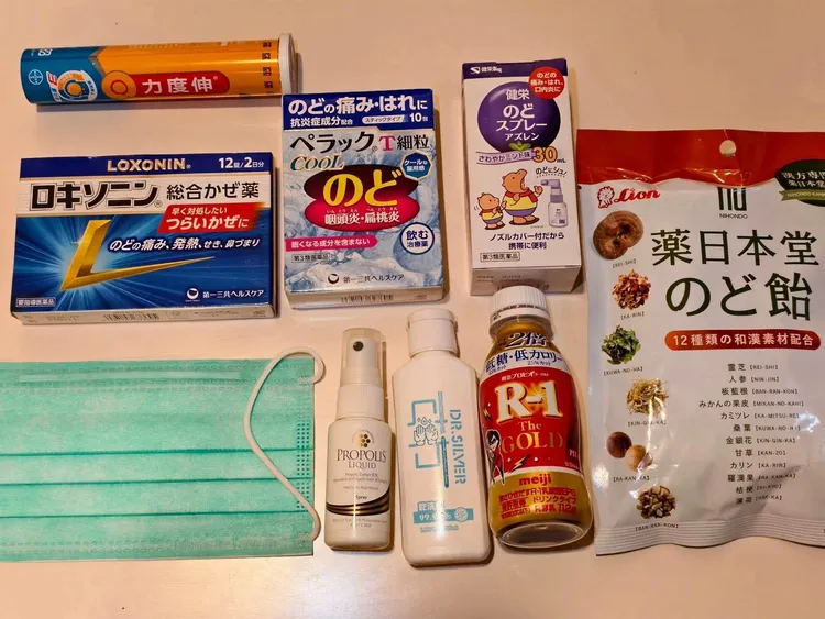 林氏璧分享自己的防疫小物。翻攝自日本自助旅遊中毒者臉書