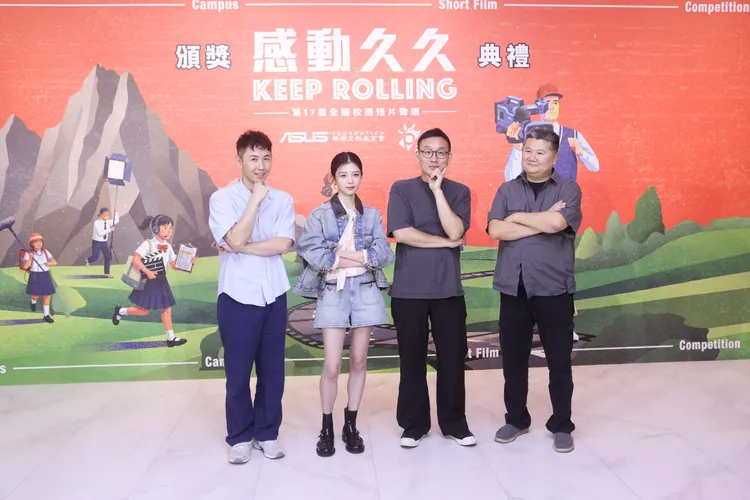 評審謝文明（左起）、詹子萱、蘇文聖、李惠仁。公視提供