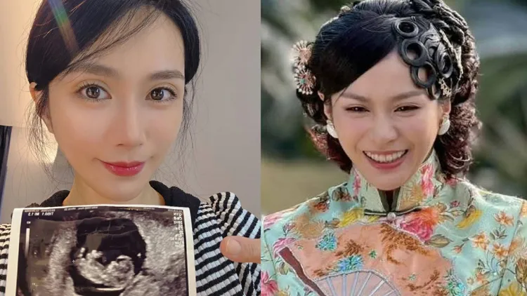 許鈞鈞今年4月曬出超音波照，開心分享懷孕3個月了。翻攝許鈞鈞臉書