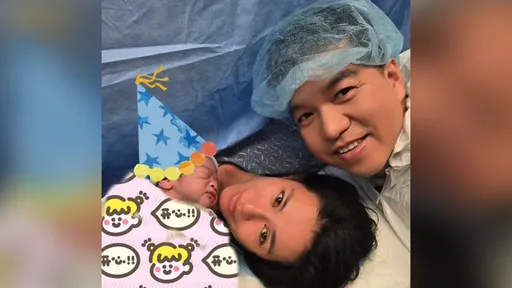 「戲說女神」許鈞鈞生了！41歲生日抱寶貝兒亮相　幸福喊：最特別的禮物
