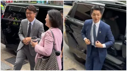 台北辯論｜蔣萬安也來了！失聲已復原　快步進入會場