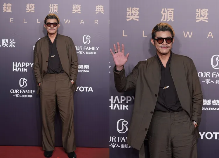 王柏傑的黑社會造型令人印象深刻。攝影中心攝
