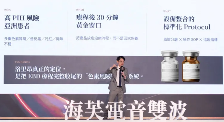 ▲標準化的色素管理系統有助於降低術後色沉風險