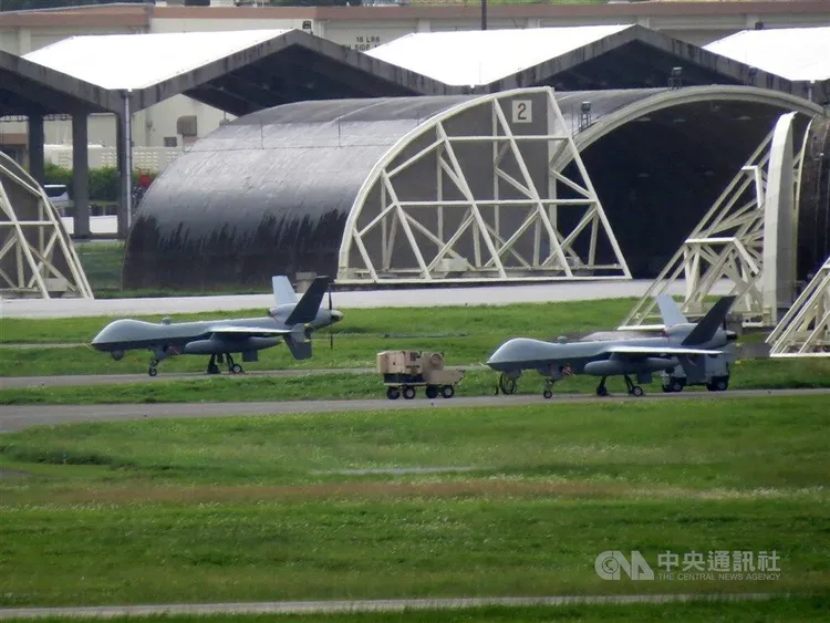 圖為我對美採購MQ-9「死神」（Reaper）無人機。 資料照片