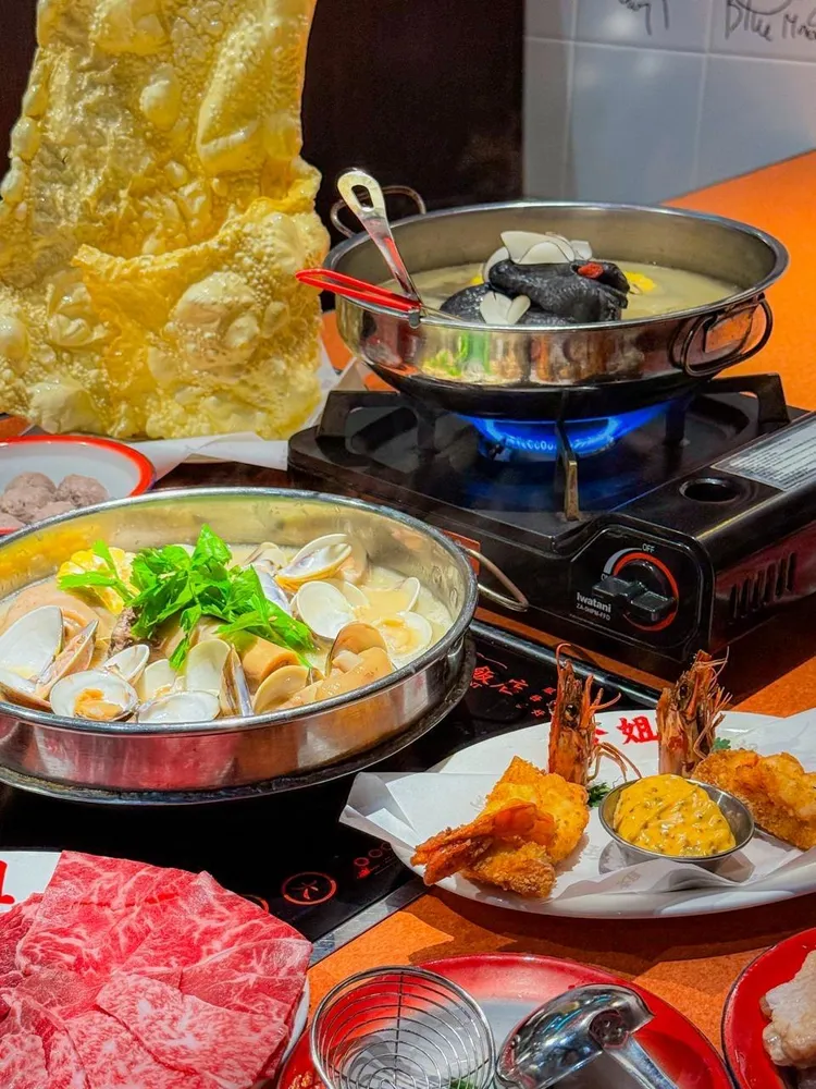 香港人氣名店「BIG JJ珍姐海鮮火鍋」首次抵台快閃台北晶華酒店。業者提供
