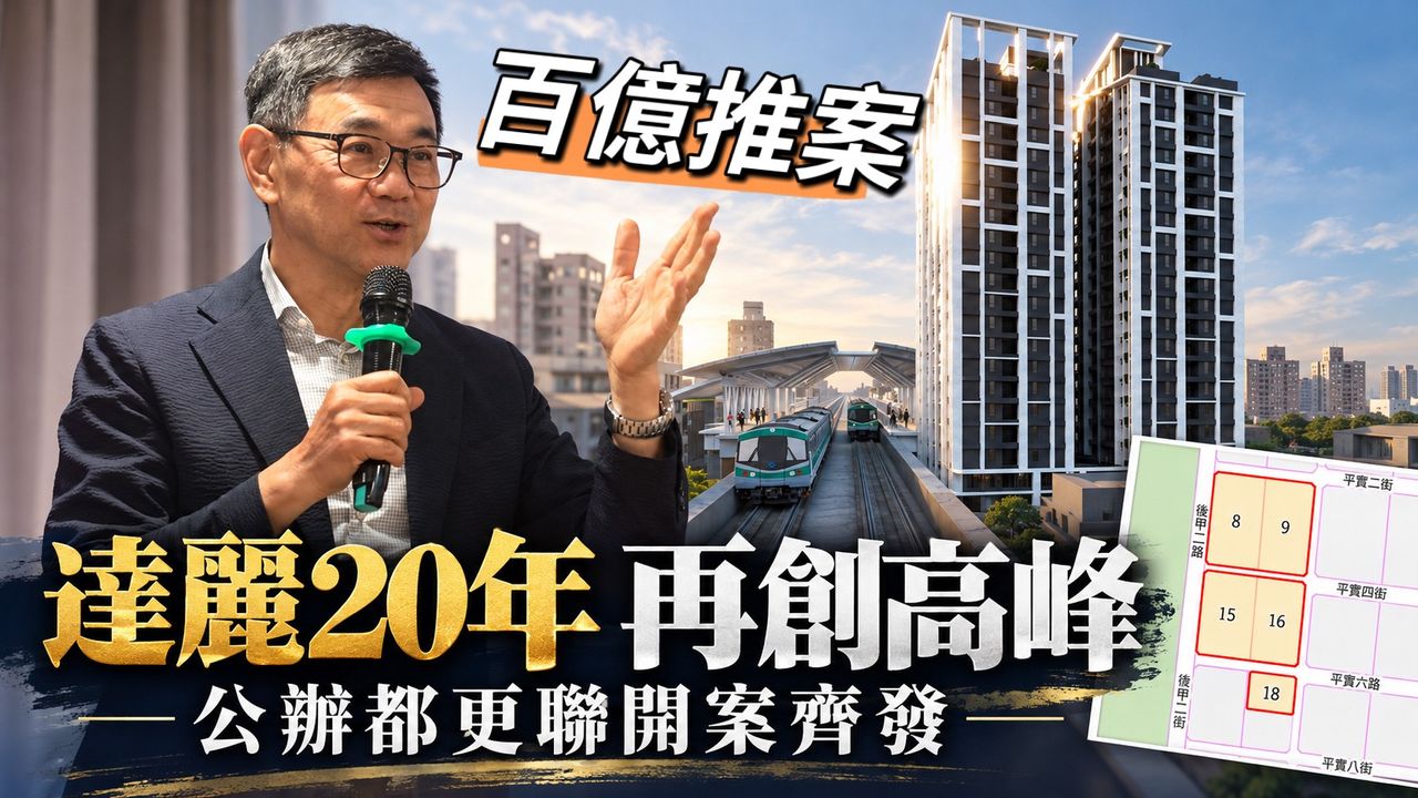 達麗逆勢加碼南部房市 今明年台南高雄推案總銷突破140億元