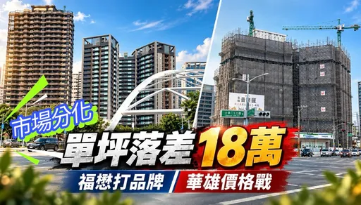 高大房市兩極化建案肉搏價格戰　福懋後勁溪首排超高宅強硬鎖定4字頭