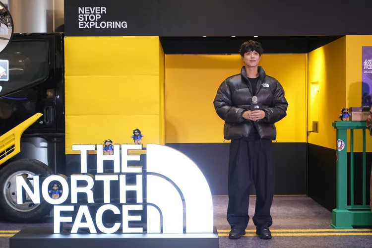 朴寶劍現身The North Face新品記者會。彭欣偉攝