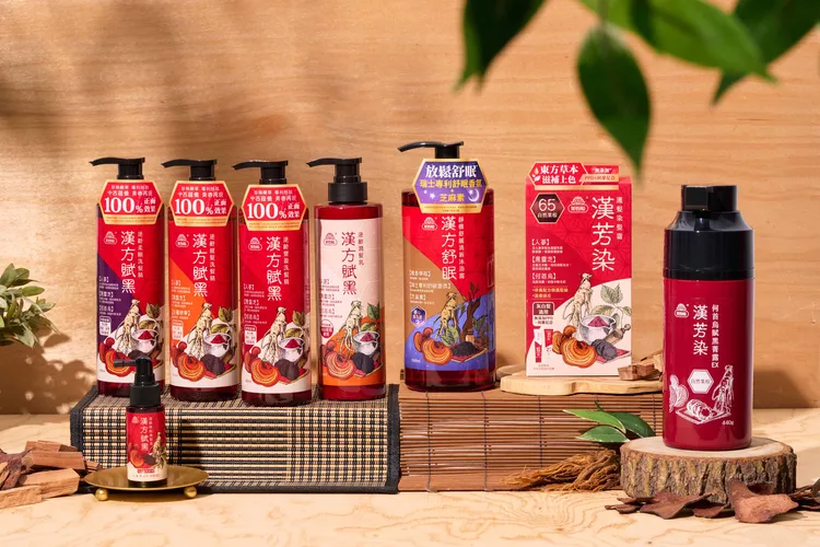 全聯熱銷破億的漢方系列，有洗護養髮、遮白染髮和沐浴產品，照顧到不同需求。