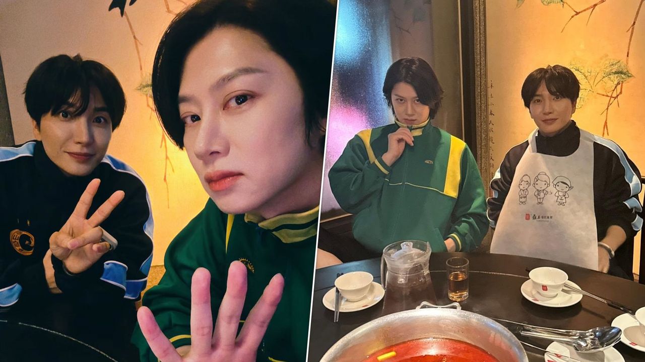 SJ-83z高雄鼎王狂嗑10人份肉!希澈怕利特生氣「被傳不合」現身慶功