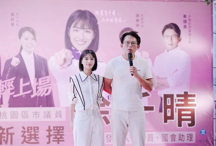 黃國昌勉徐千晴搶下關鍵一席。徐千晴競辦提供